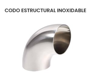 Codo Estructural de Acero Inoxidable