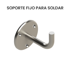 Soporte Fijo a Muro Para Soldar